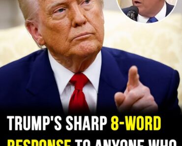 Donald Trump’s sharp 8
